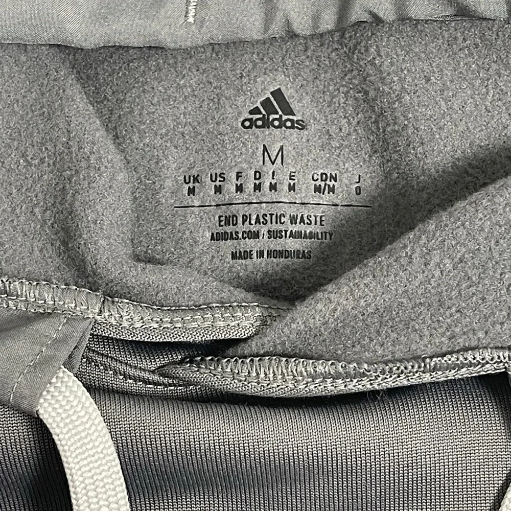Adidas Mens Medium Grey Gray‎ Team Issue Pullover Aeroready Hoodie Sweatshirt